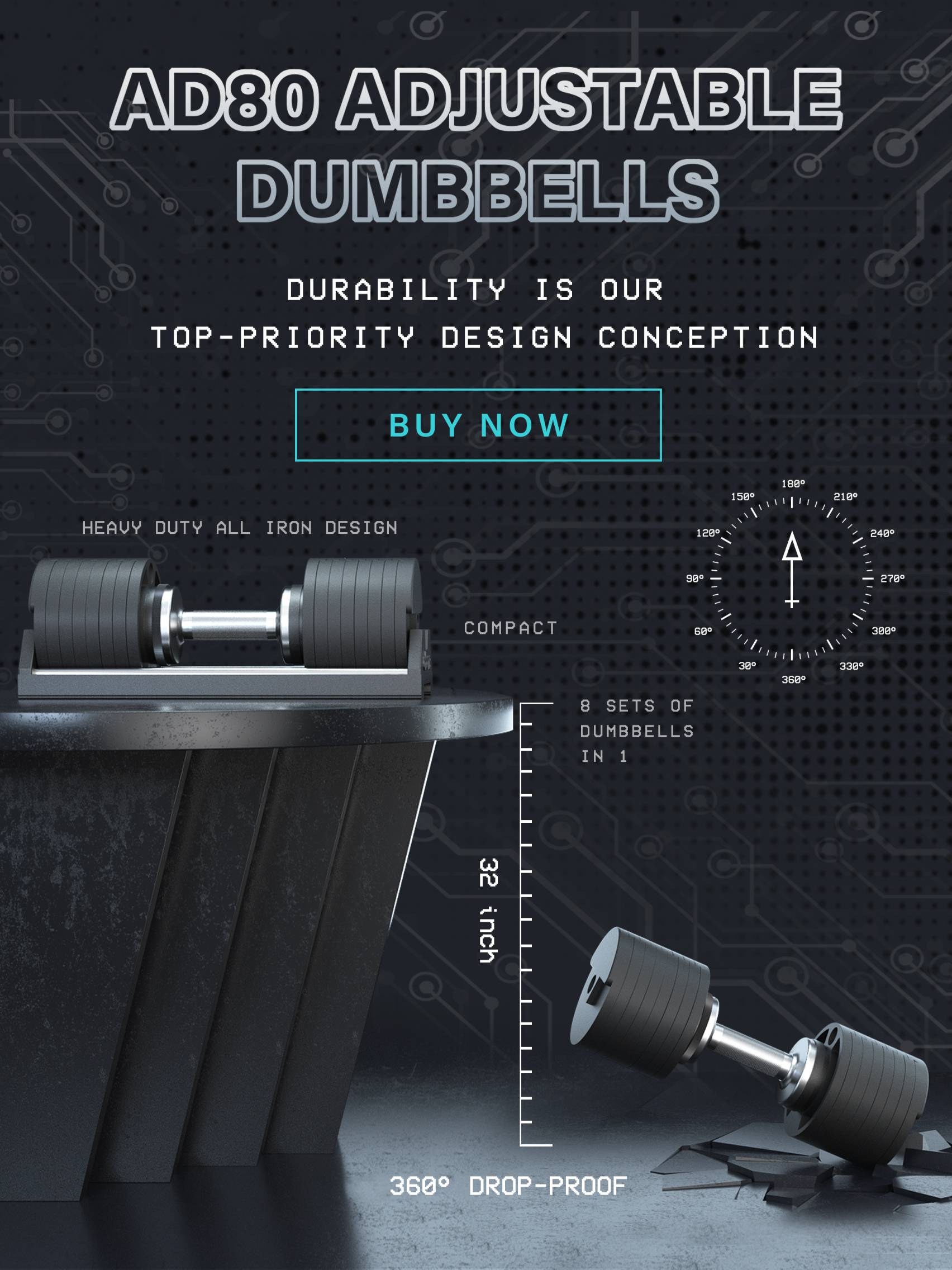 Snode drop-proof adjustable dumbbells