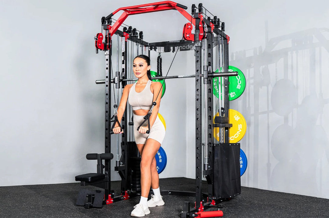 Take Your Home Training Further with the ALL10 Pro with 350 LB Weight Stack Smith Machine