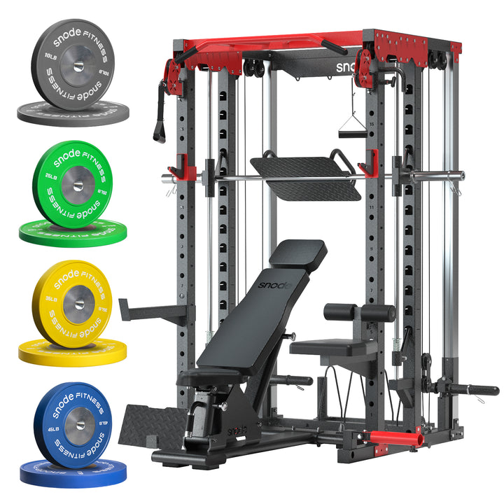 Snode ALL10 Pro Smith Machine Functional Trainer Power Rack
