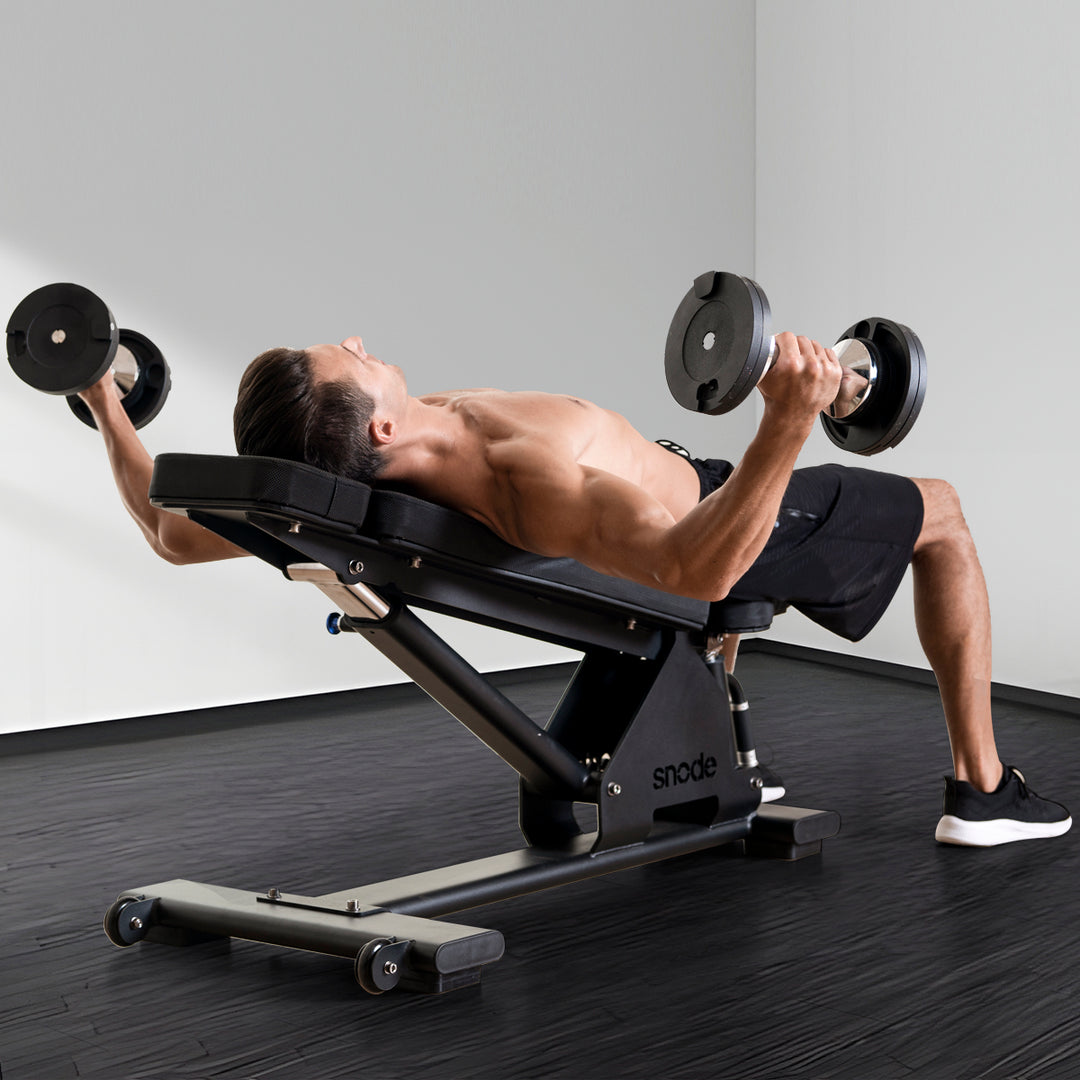 Snode Adjustable Bench Heavy-Duty Adjustable Workout Bench 2.0 | Snode Fitness