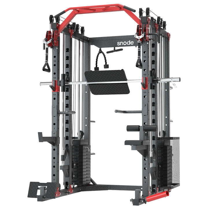 Snode Home Gym Smith Machine - ALL10 Pro with 350LB Stack