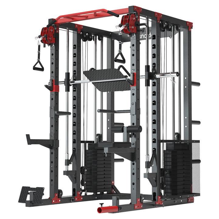 Snode Home Gym Smith Machine - ALL10 Pro with 350LB Stack