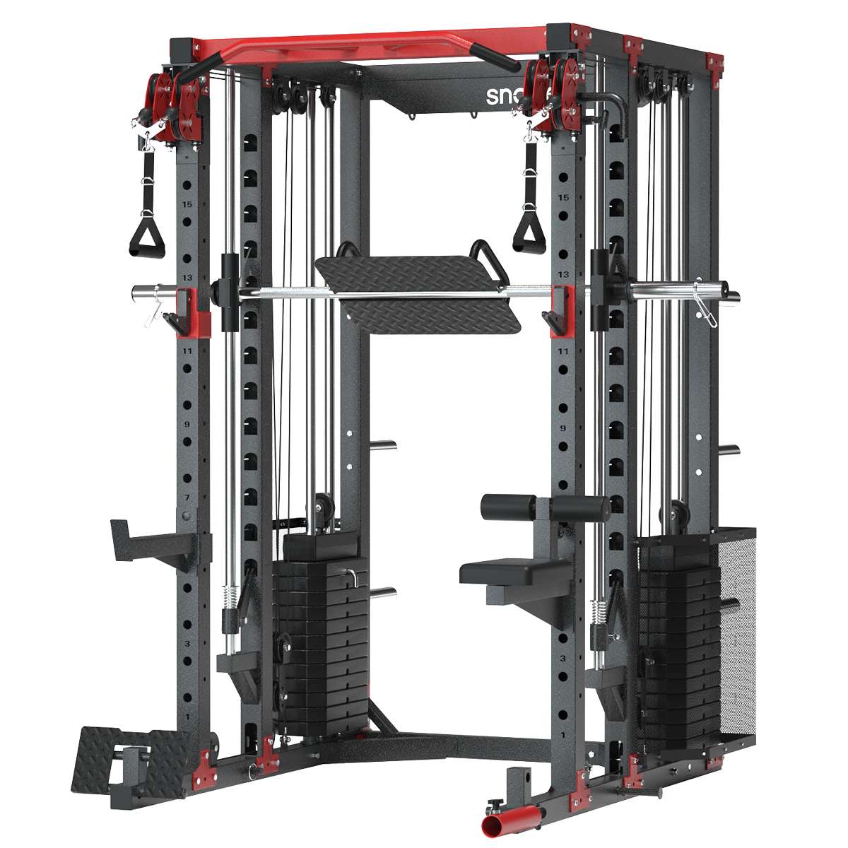 Snode Home Gym Smith Machine - ALL10 Pro with 350LB Stack