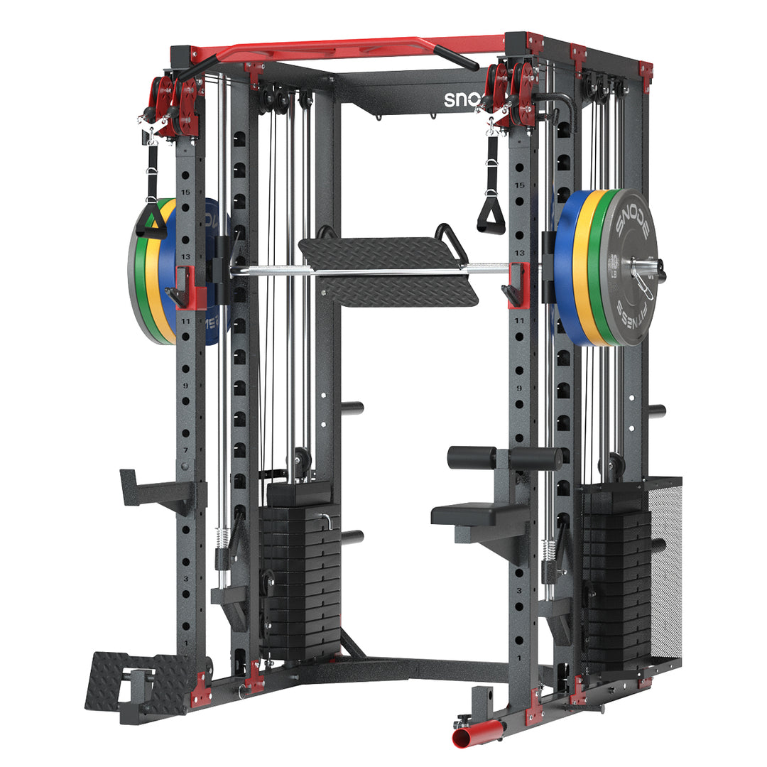 Snode Home Gym Smith Machine - ALL10 Pro with 350LB Stack