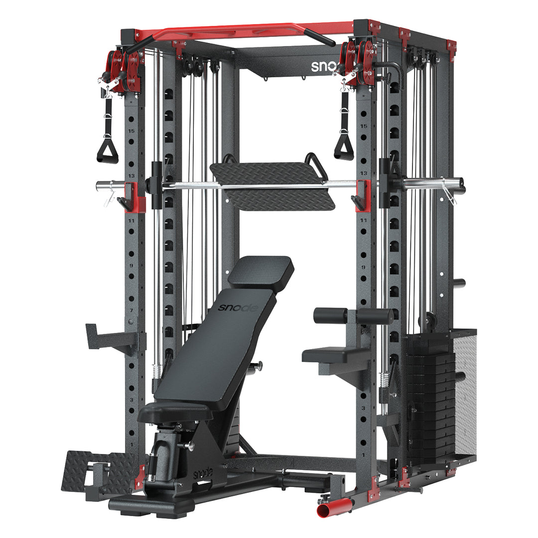 Snode Home Gym Smith Machine - ALL10 Pro with 350LB Stack