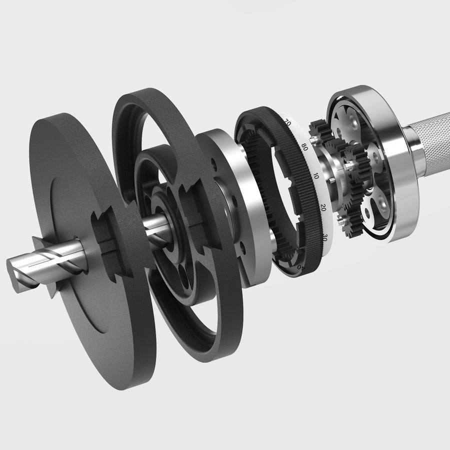 80lbs Drop-proof All Cast Iron Adjustable Dumbbells – Snode Fitness