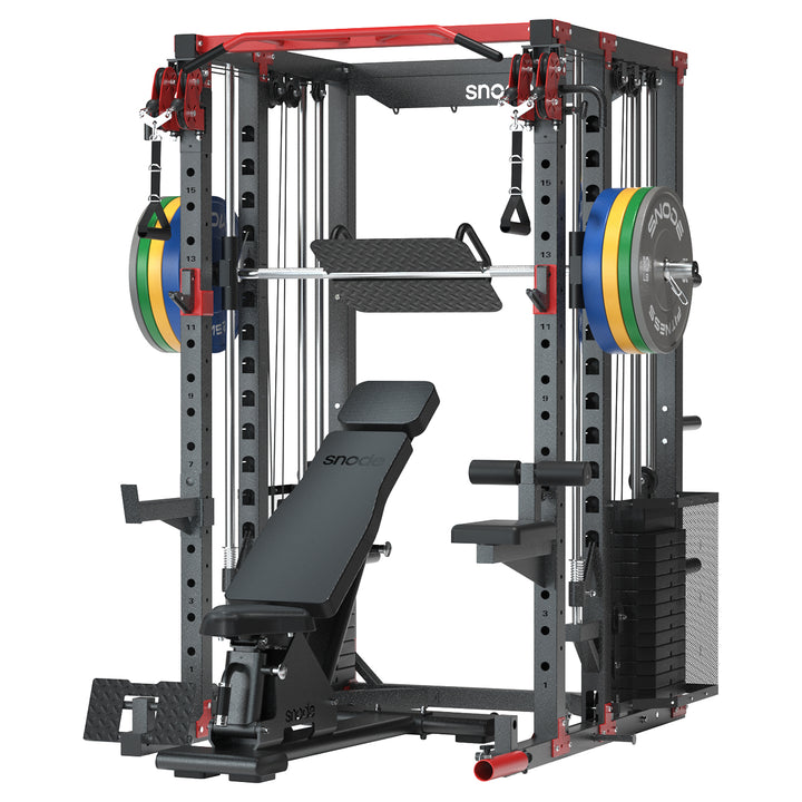 Snode Home Gym Smith Machine - ALL10 Pro with 350LB Stack