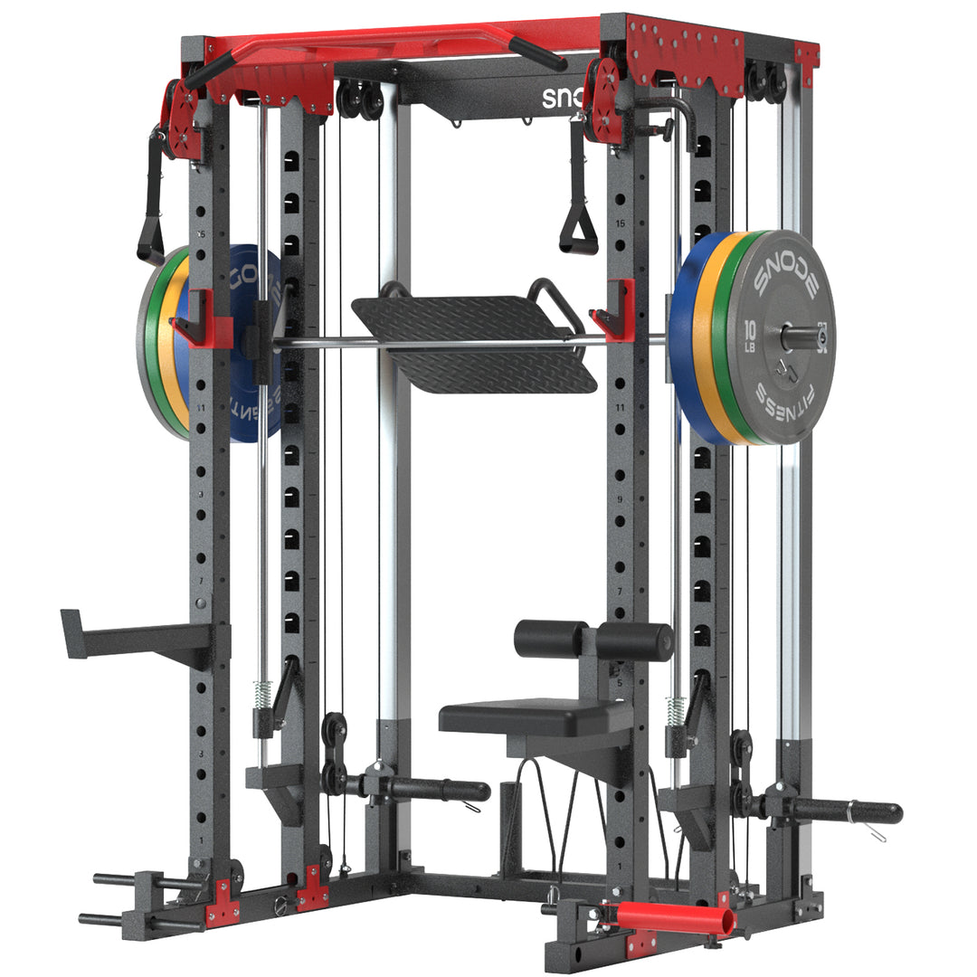 Snode ALL10 Pro Smith Machine Functional Trainer Power Rack