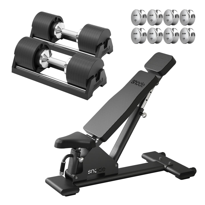 AD80 Adjustable Dumbbells + Bench 2.0  [💰Save $113.6]