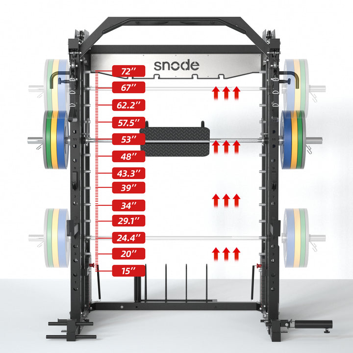Snode All-In-One Pro Smith Machine Functional Trainer