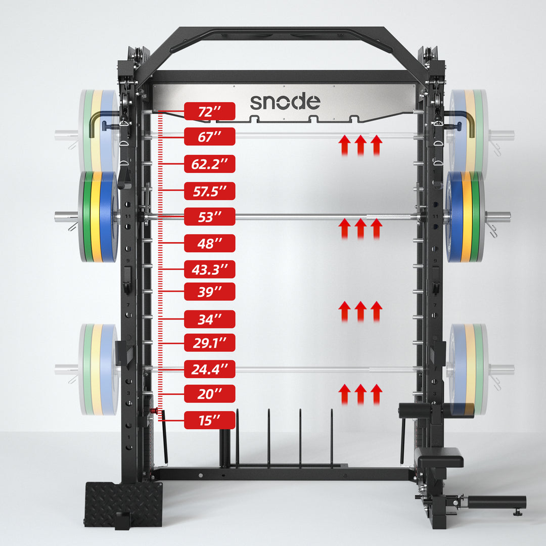 Snode All-In-One Pro Smith Machine Functional Trainer
