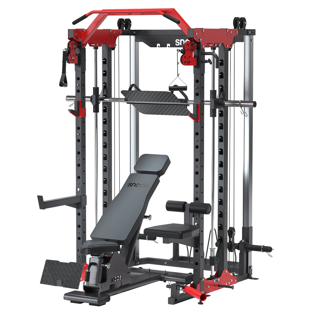 Snode ALL10 Plus Smith Machine Functional Trainer Power Rack