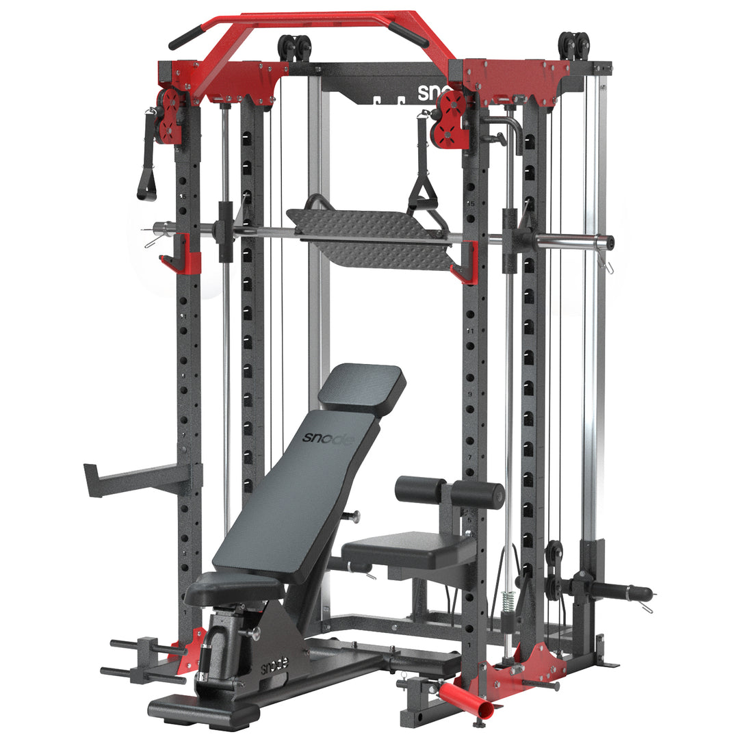 Snode ALL10 Plus Smith Machine Functional Trainer Power Rack