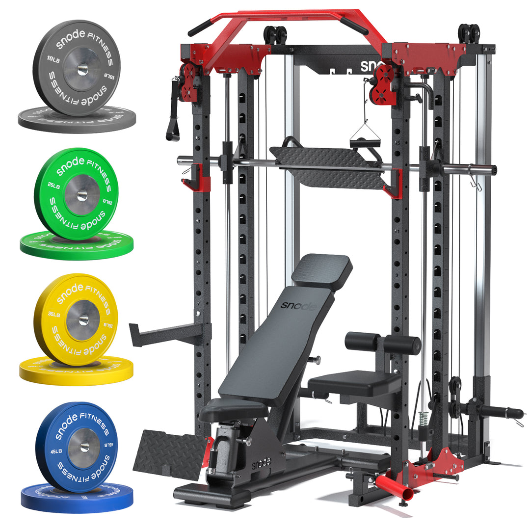 Snode ALL10 Plus Smith Machine Functional Trainer Power Rack
