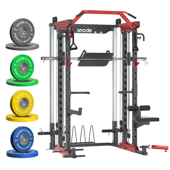 Snode ALL10 Plus Smith Machine Functional Trainer Power Rack