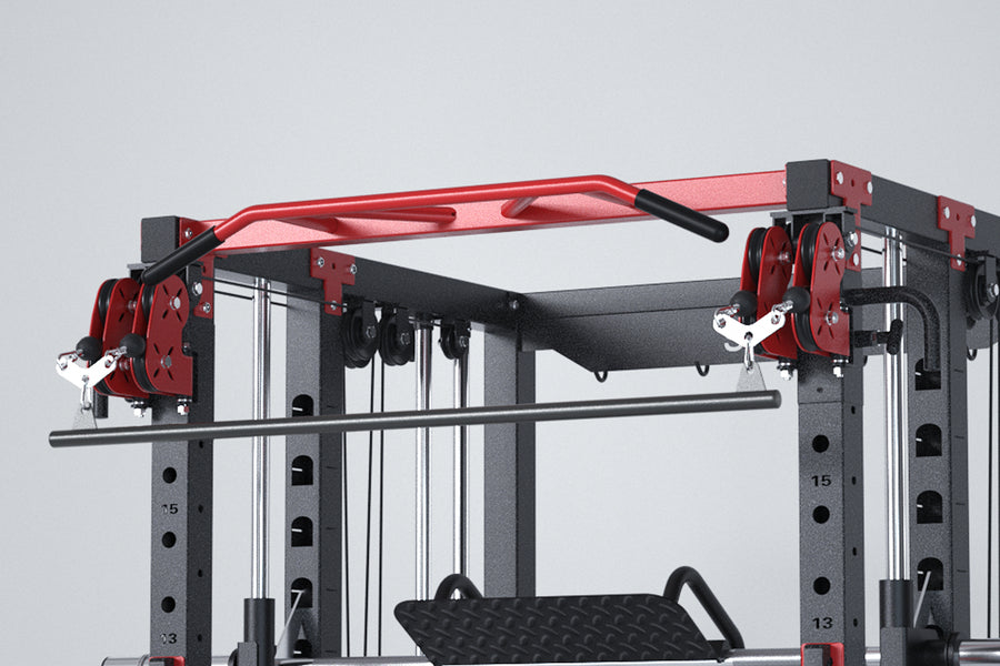 Snode Rowing Machine ALL 10 Pro Smith Machine with 350LB Weight Stack | Snode Fitness