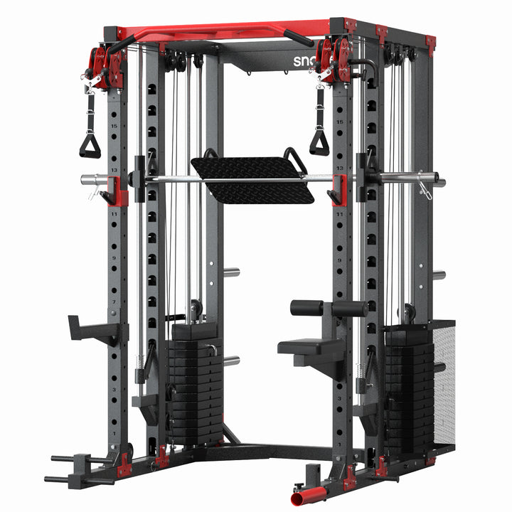 Snode Home Gym Smith Machine - ALL10 Pro with 350LB Stack