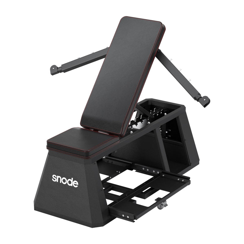 Snode Adjustable Bench Snode 4-in-1 Adjustable Storage Bench with Cable Crossover – Snode Fitness