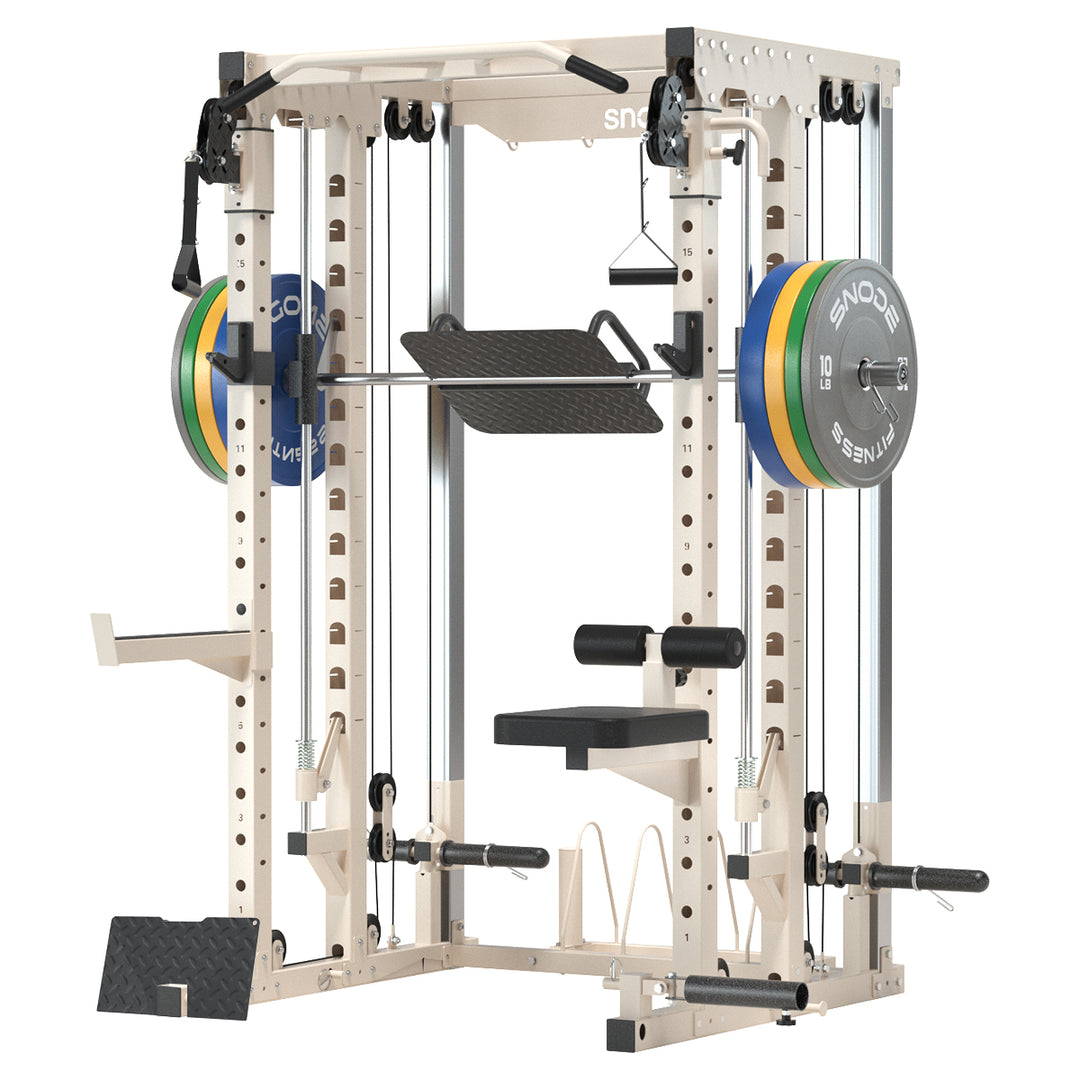 Snode ALL10 Plus Smith Machine Functional Trainer Power Rack