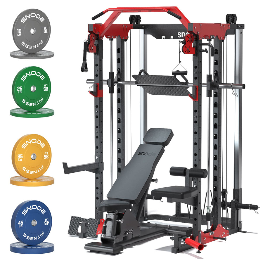 All-in-one Home Gym Smith Machine Power Rack | Snode Sport