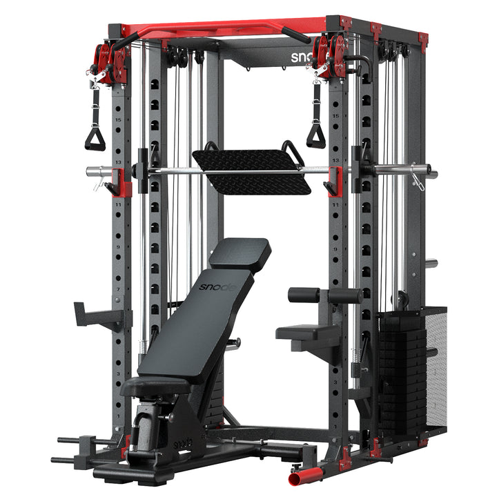 Snode Home Gym Smith Machine - ALL10 Pro with 350LB Stack