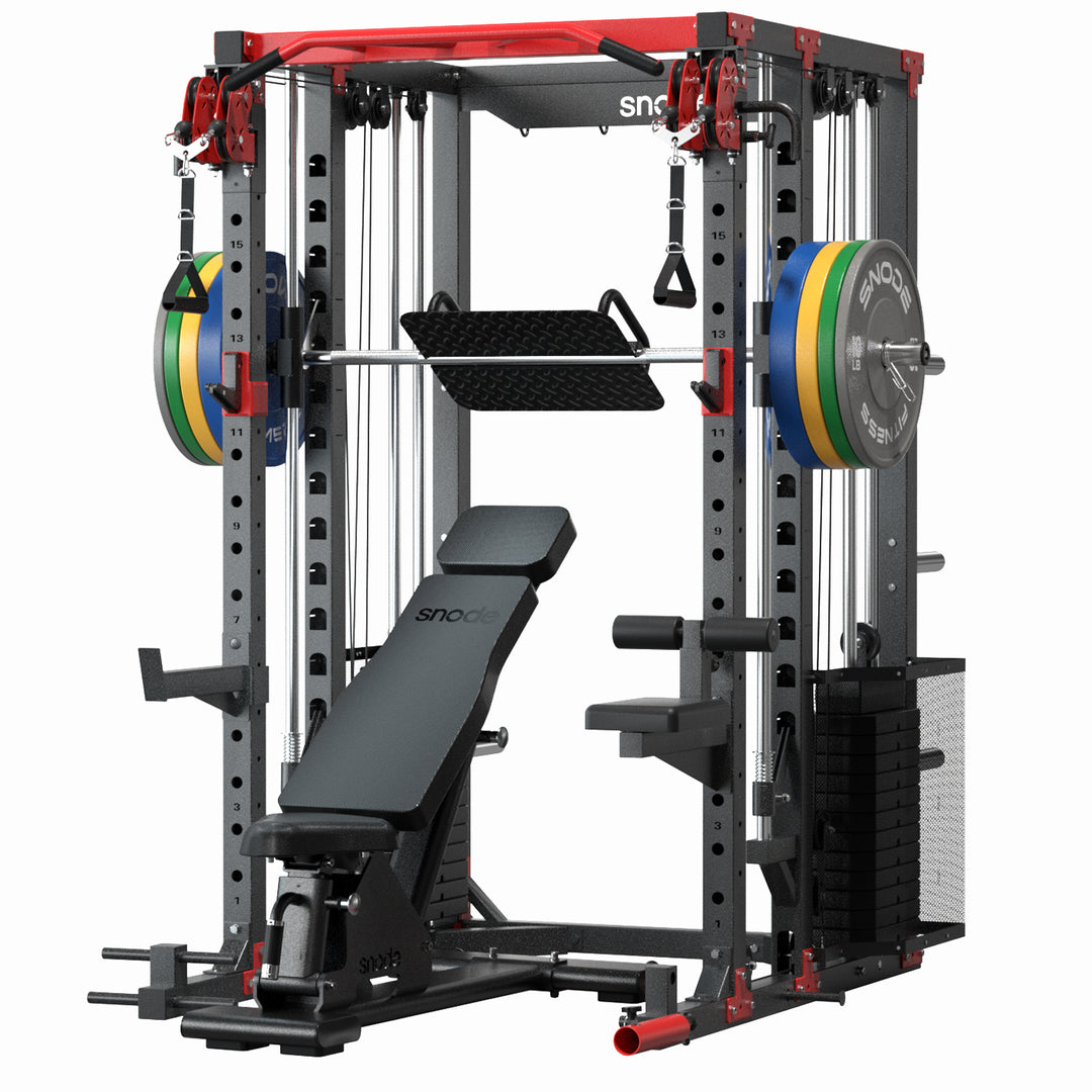 Snode Home Gym Smith Machine - ALL10 Pro with 350LB Stack
