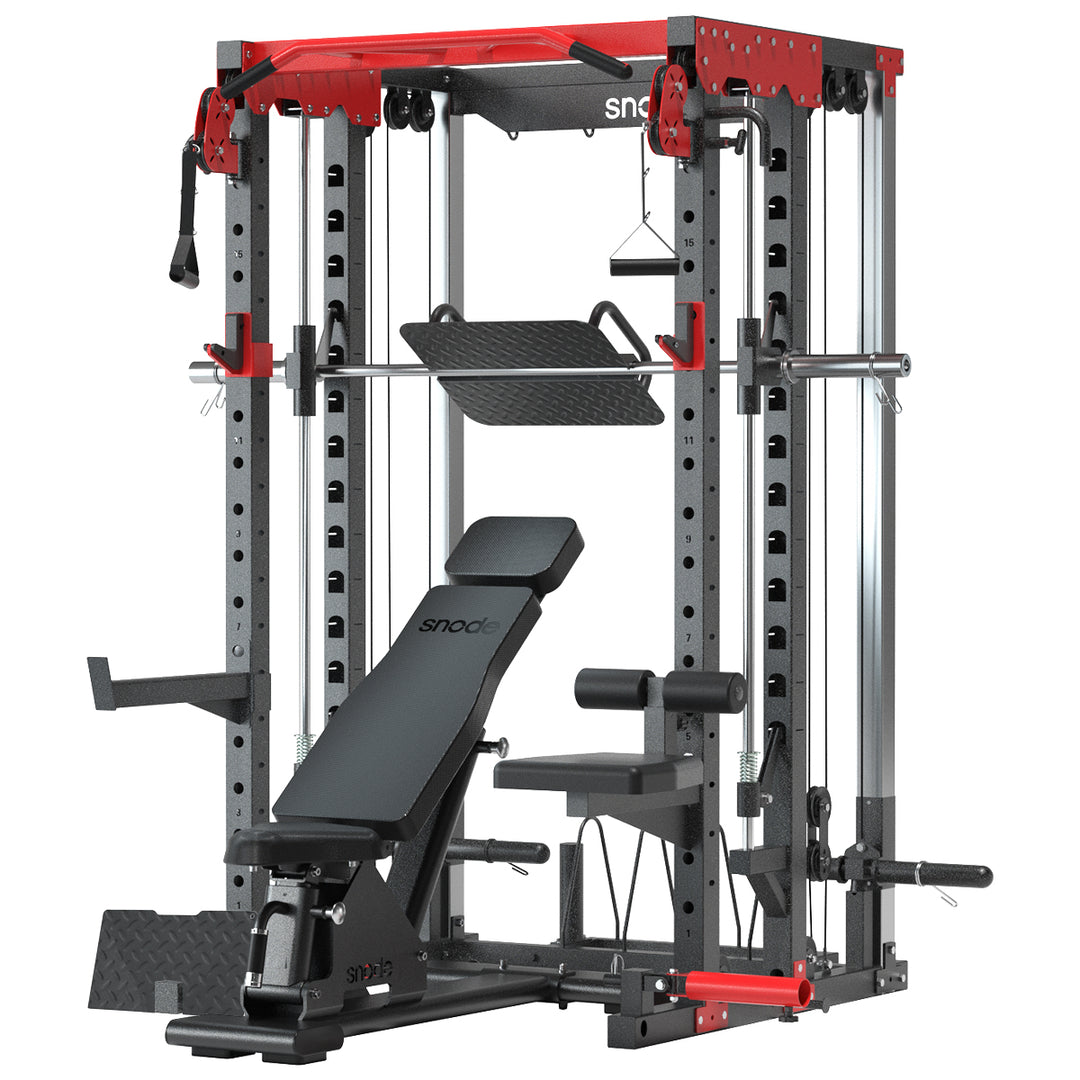 Snode ALL10 Pro Smith Machine Functional Trainer Power Rack