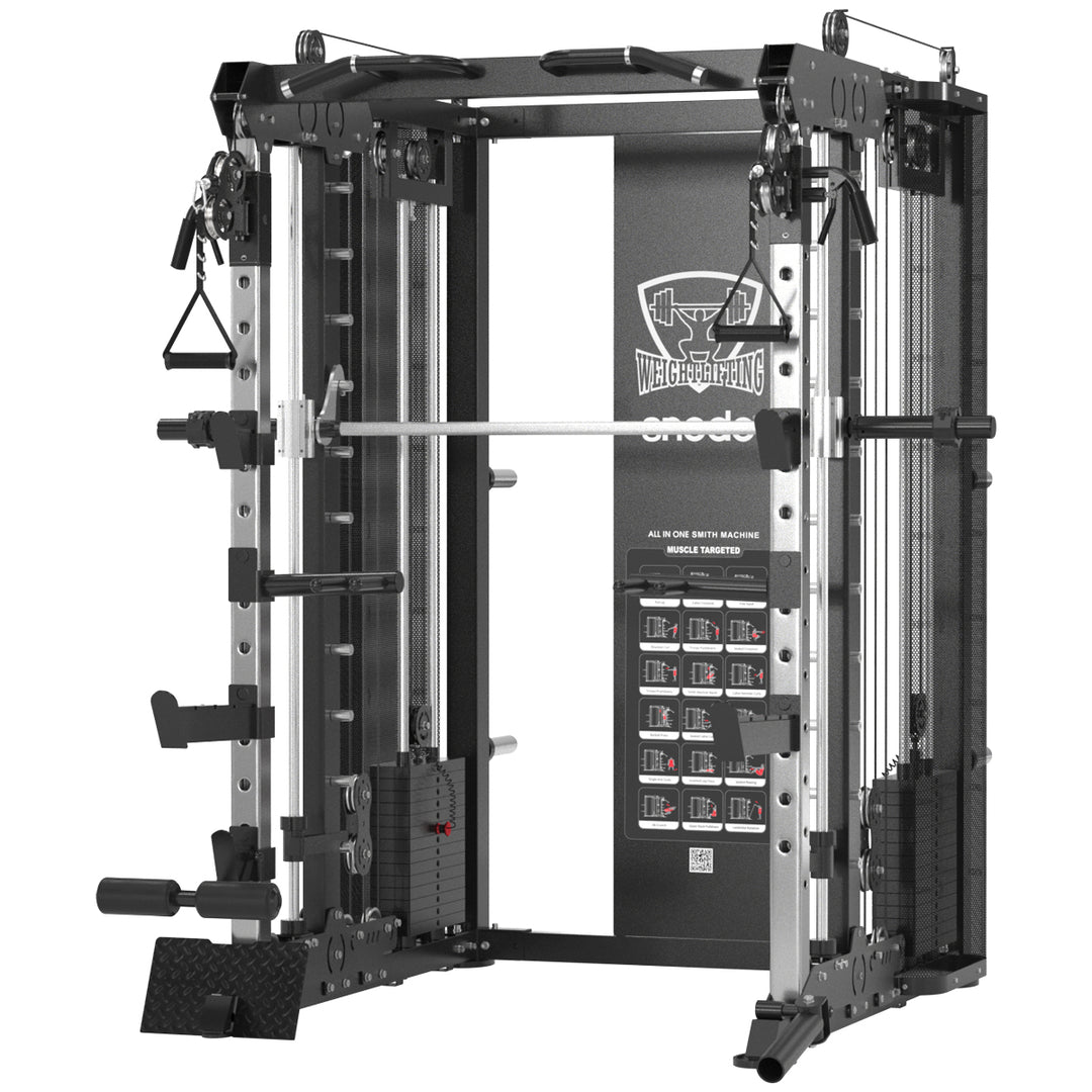 Snode Ultra Counter-Balanced Light Commercial Smith Machine