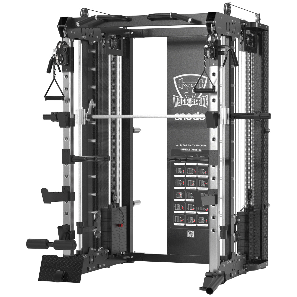 Snode Ultra Counter-Balanced Light Commercial Smith Machine
