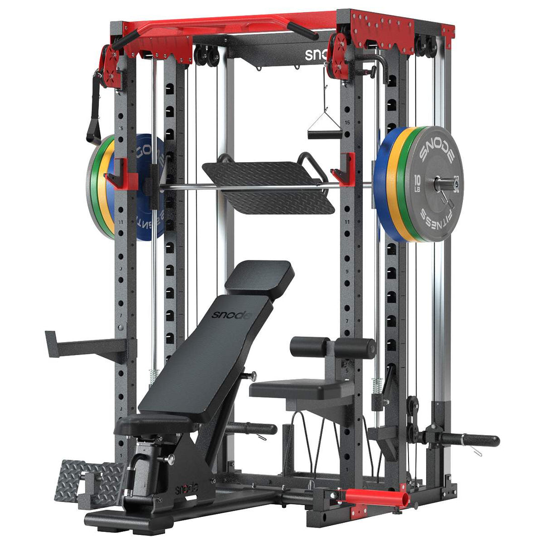 Snode ALL10 Plus Smith Machine Functional Trainer Power Rack