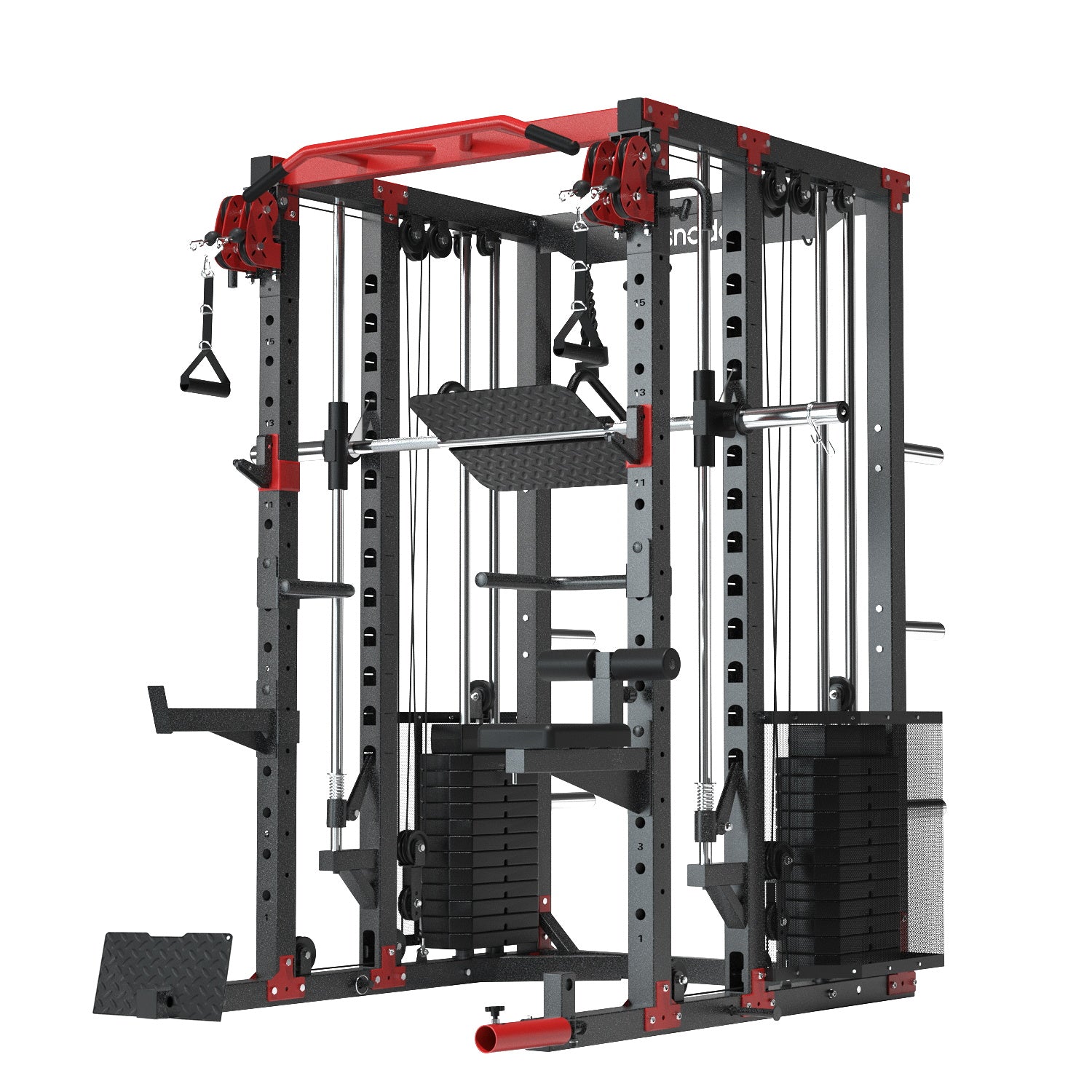 Snode Home Gym Smith Machine - ALL10 Pro with 350LB Stack