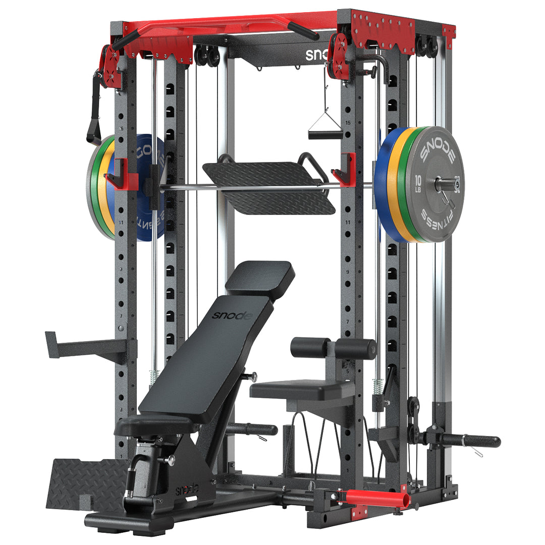 Snode ALL10 Pro Smith Machine Functional Trainer Power Rack