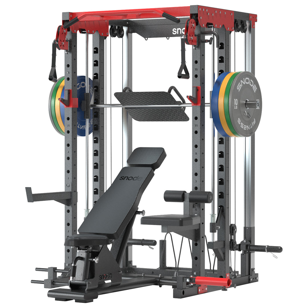 Snode ALL10 Pro Smith Machine Functional Trainer Power Rack