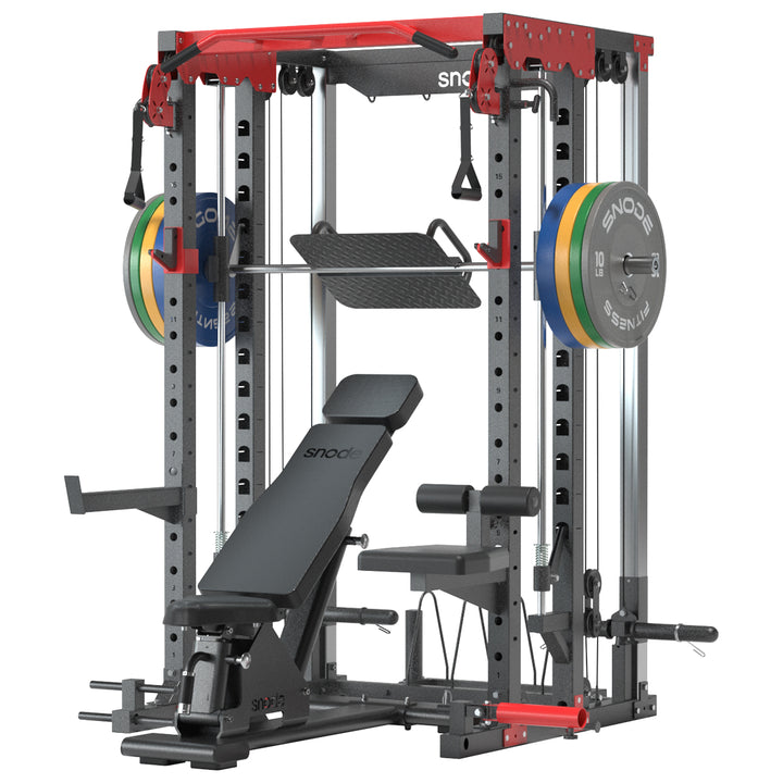 Snode ALL10 Pro Smith Machine Functional Trainer Power Rack