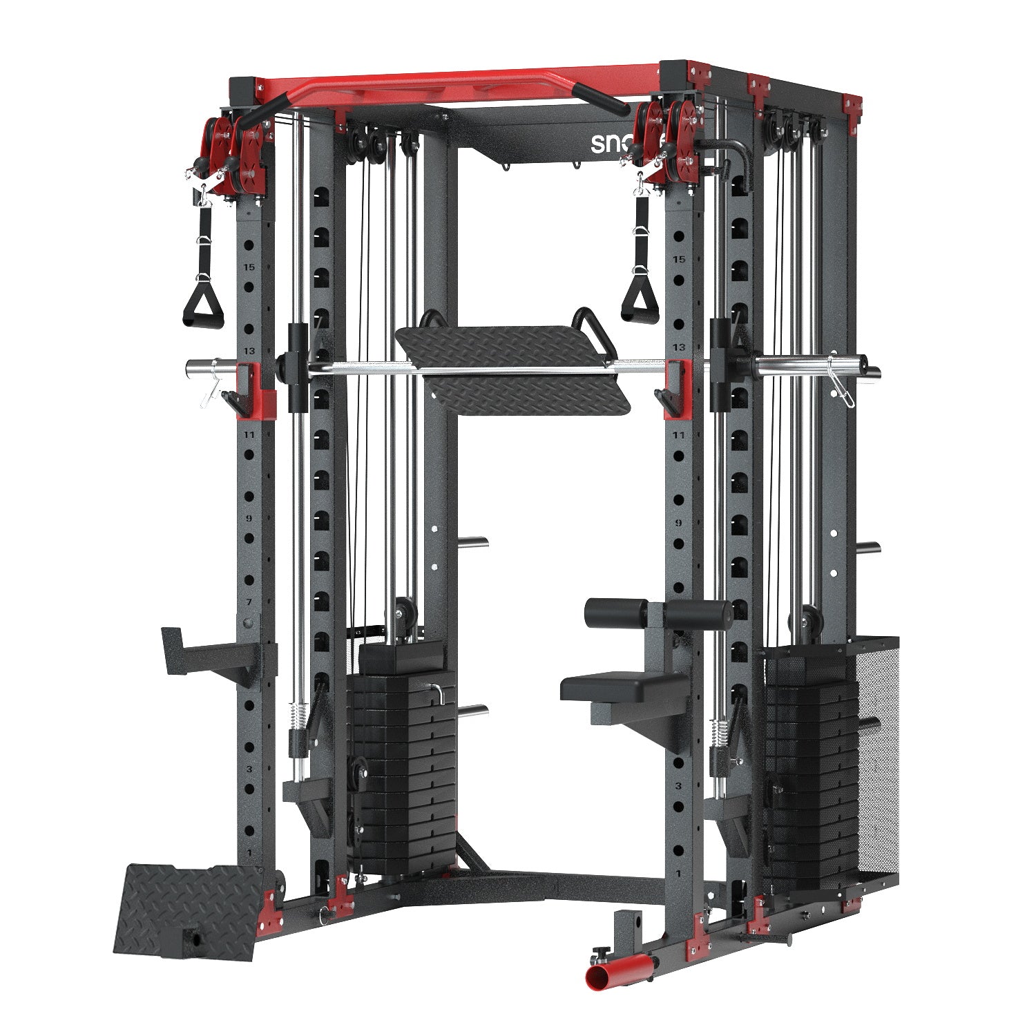 Snode Home Gym Smith Machine - ALL10 Pro with 350LB Stack
