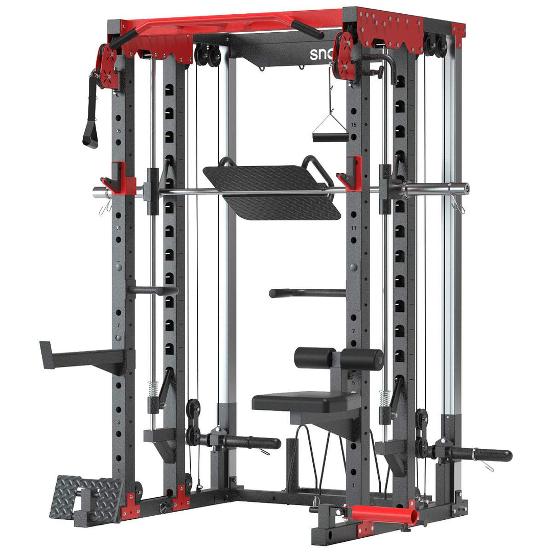 Snode ALL10 Plus Smith Machine Functional Trainer Power Rack