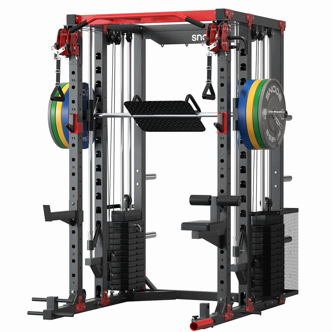 Snode Home Gym Smith Machine - ALL10 Pro with 350LB Stack