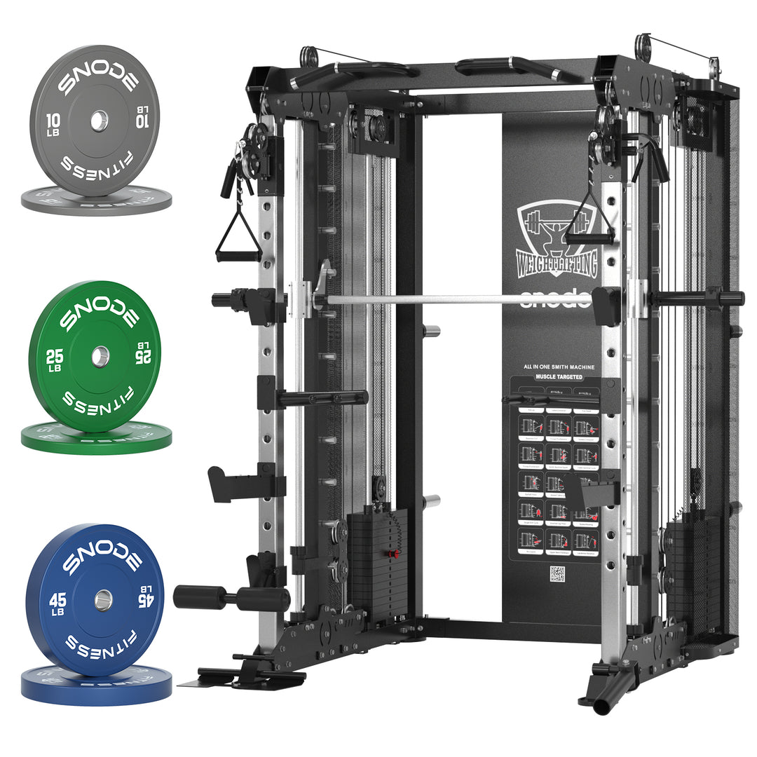 Snode Ultra Counter-Balanced Light Commercial Smith Machine