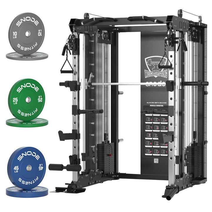 Snode Ultra Counter-Balanced Light Commercial Smith Machine