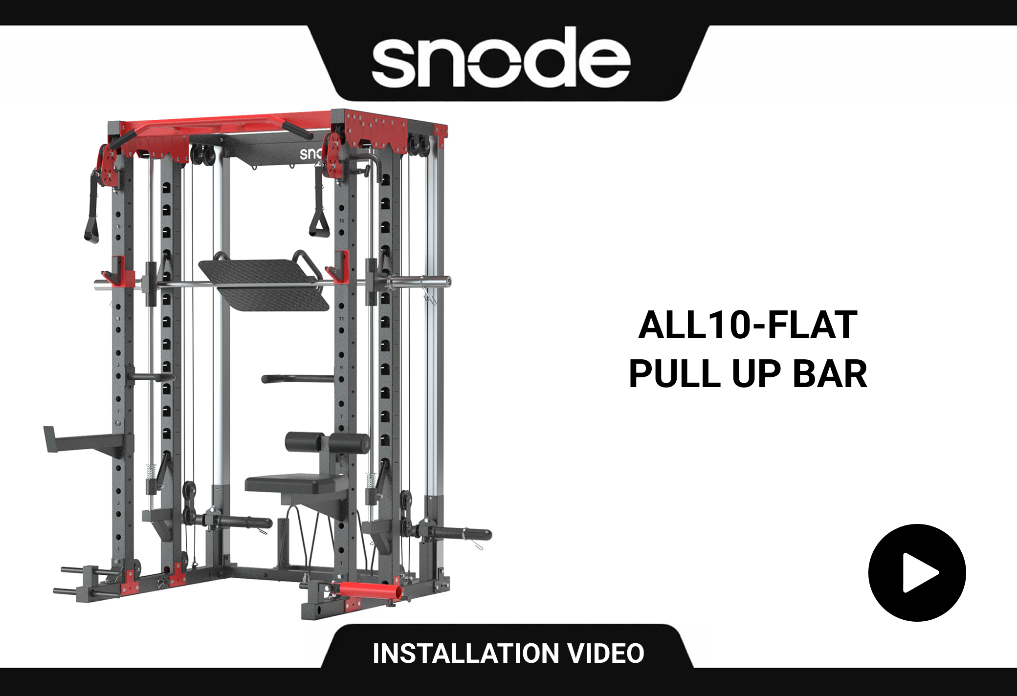 ALL10-Flat Pull Up Bar