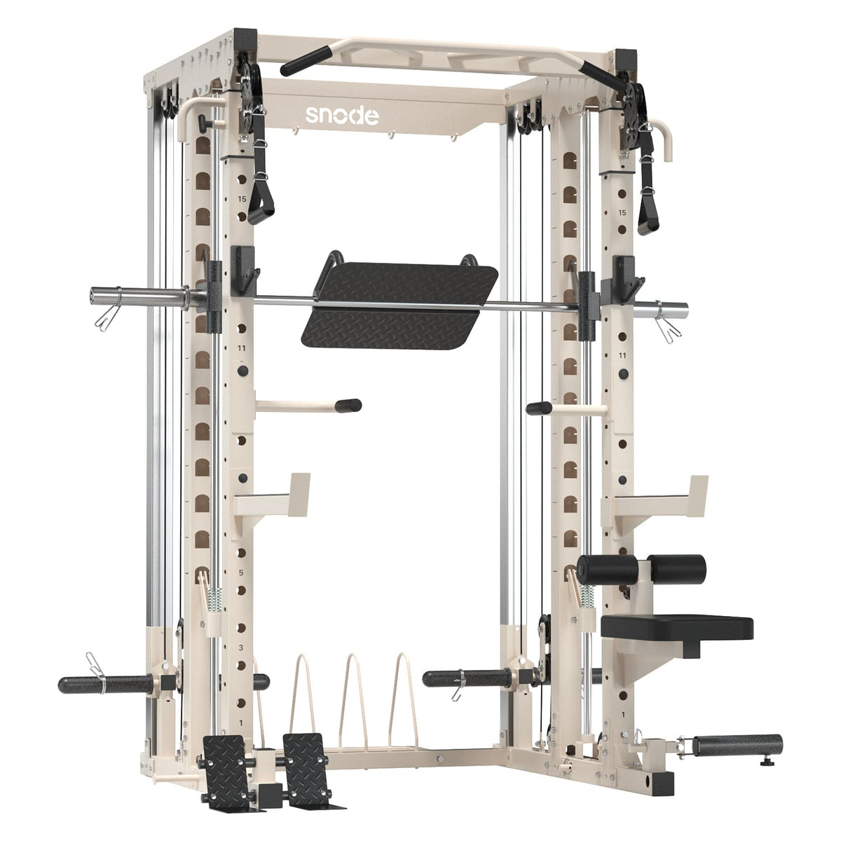 ALL10 Pro Smith Machine Functional Trainer Power Rack | Snode Fitness ...