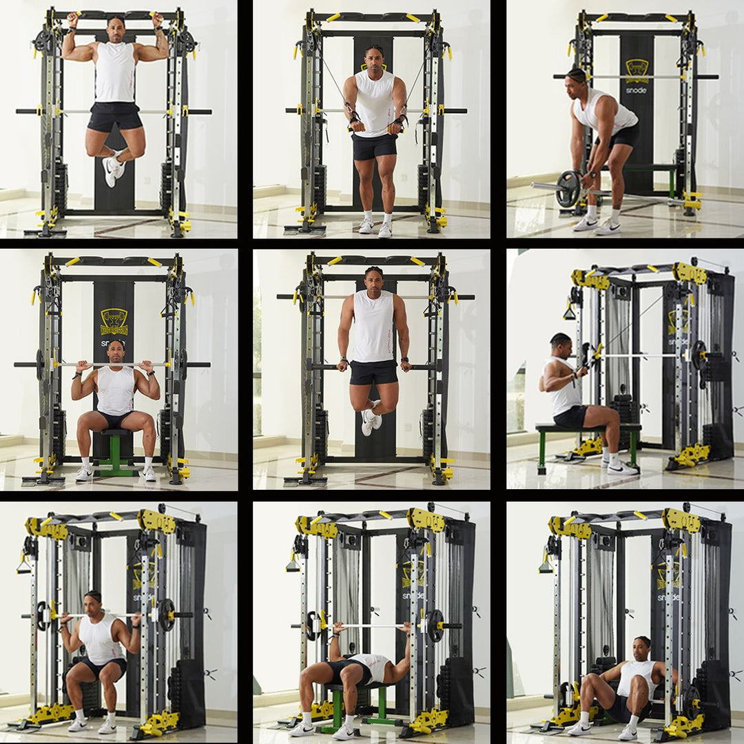 Smith Machine All-in-One Power Rack Cage