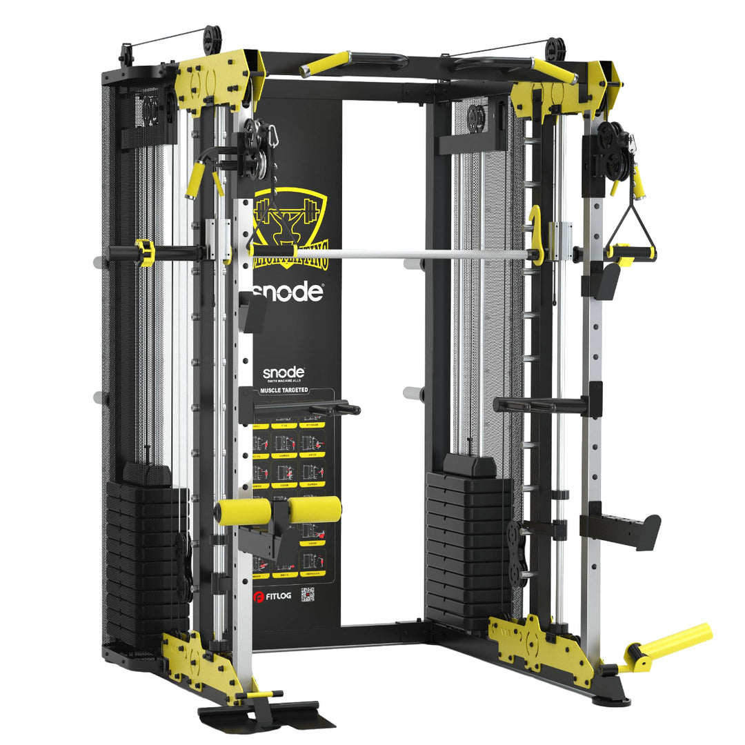 Smith Machine with More Training Attachments for Home Gym