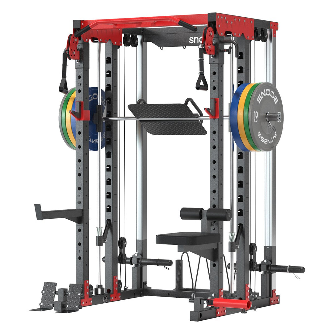 Snode ALL10 Pro Smith Machine Functional Trainer Power Rack