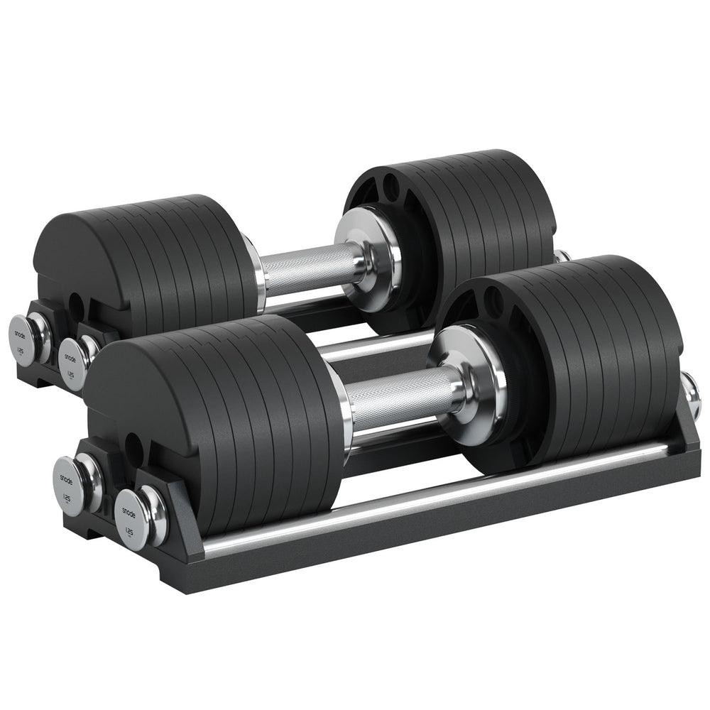 80lb adjustable dumbbells with magnetic weight plates