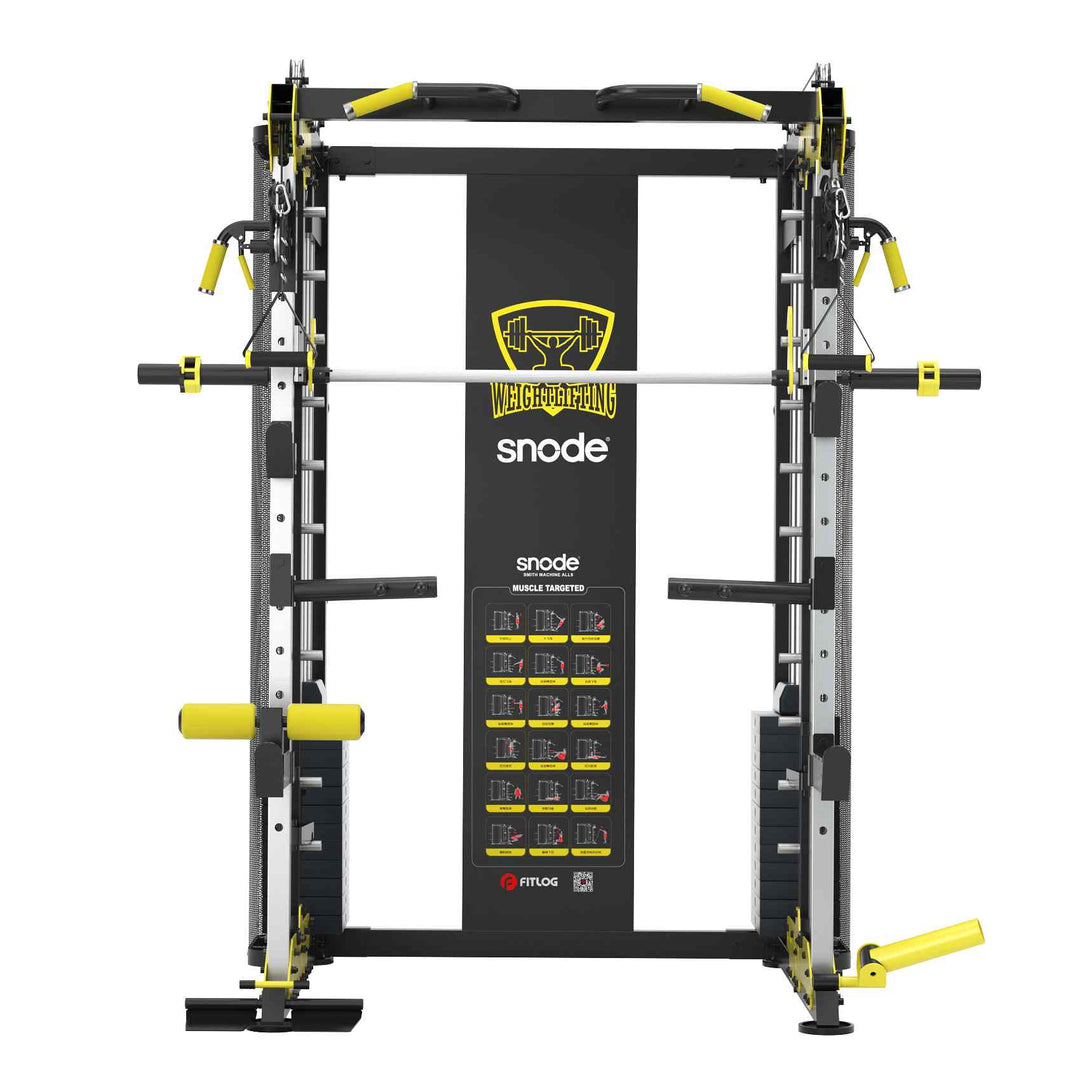 Snode Smith Machine All-In-One Functional Trainer Home Gym