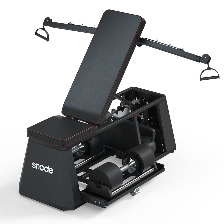 Snode 4 in 1 Adjustable Storage Bench with Cable Crossover – snode sport