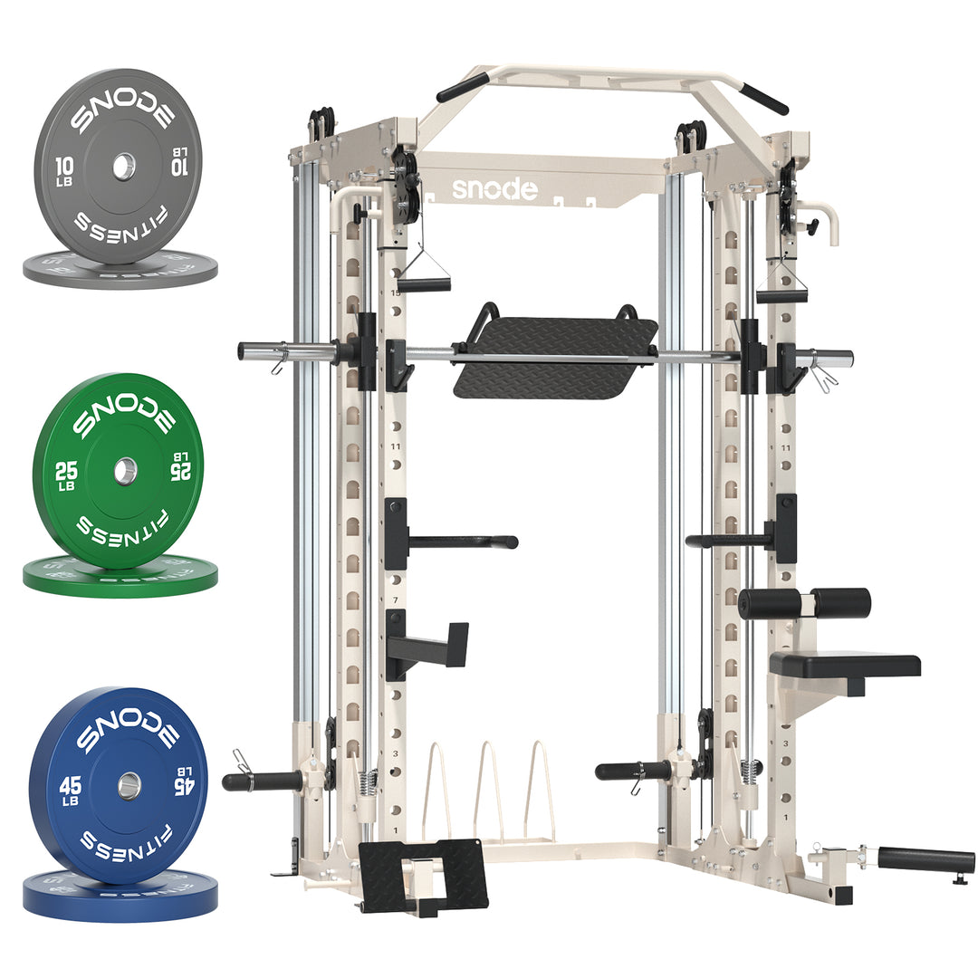 Snode ALL10 Plus Smith Machine Functional Trainer Power Rack