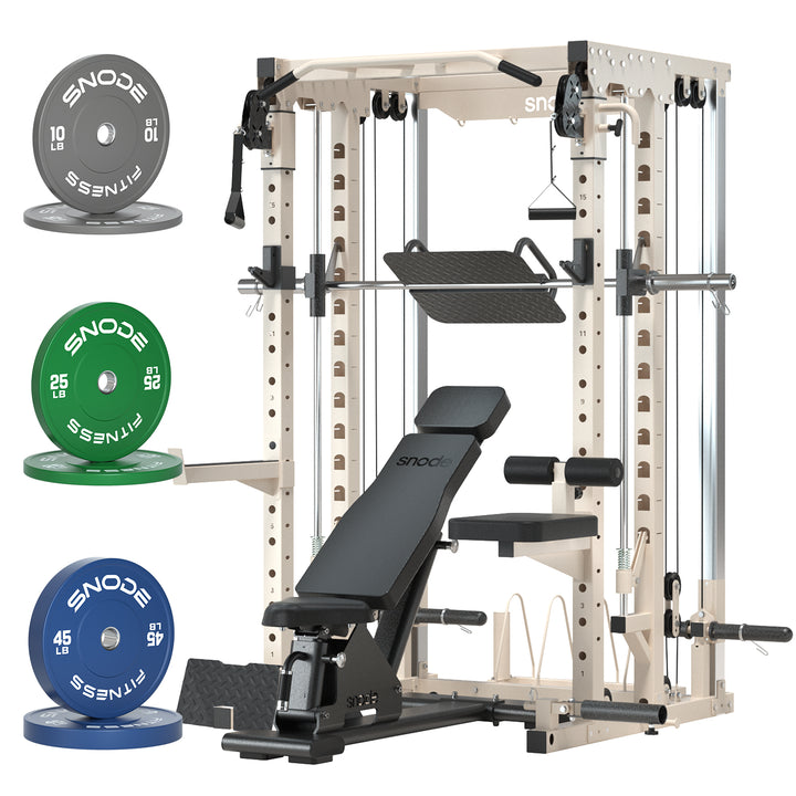 Snode ALL10 Plus Smith Machine Functional Trainer Power Rack