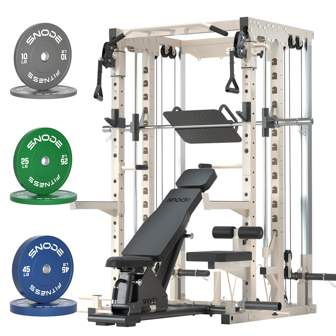 Snode ALL10 Pro Smith Machine Functional Trainer Power Rack